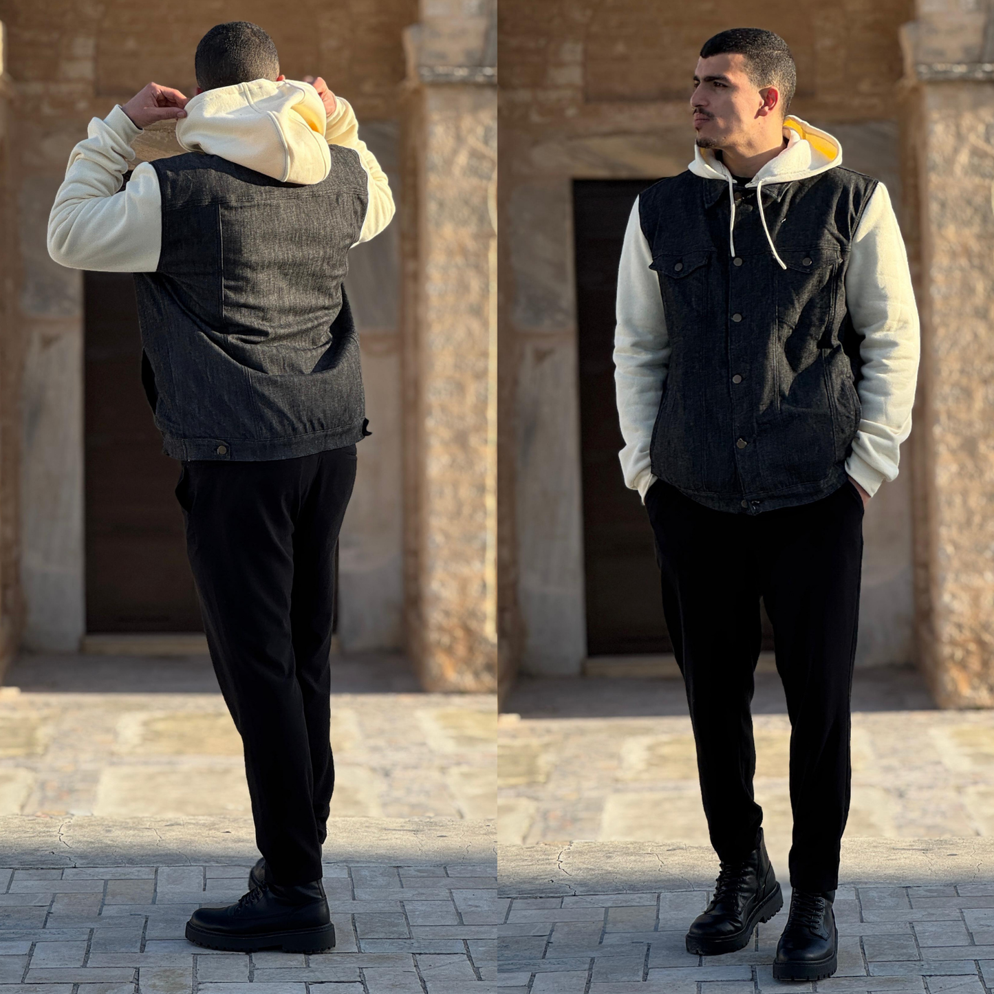 Blouson jean oversize