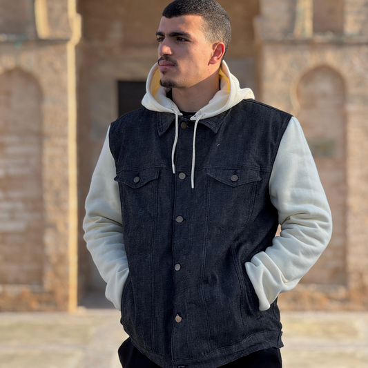 Blouson jean oversize
