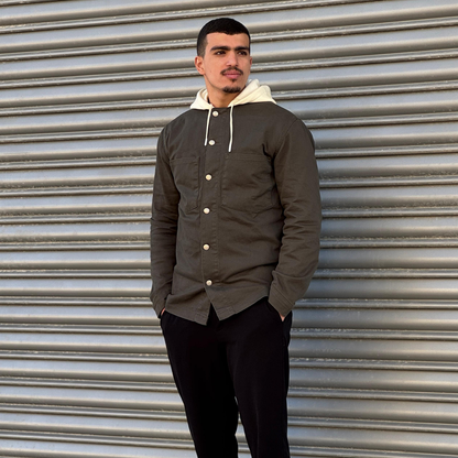 Surchemise Homme avec capuche