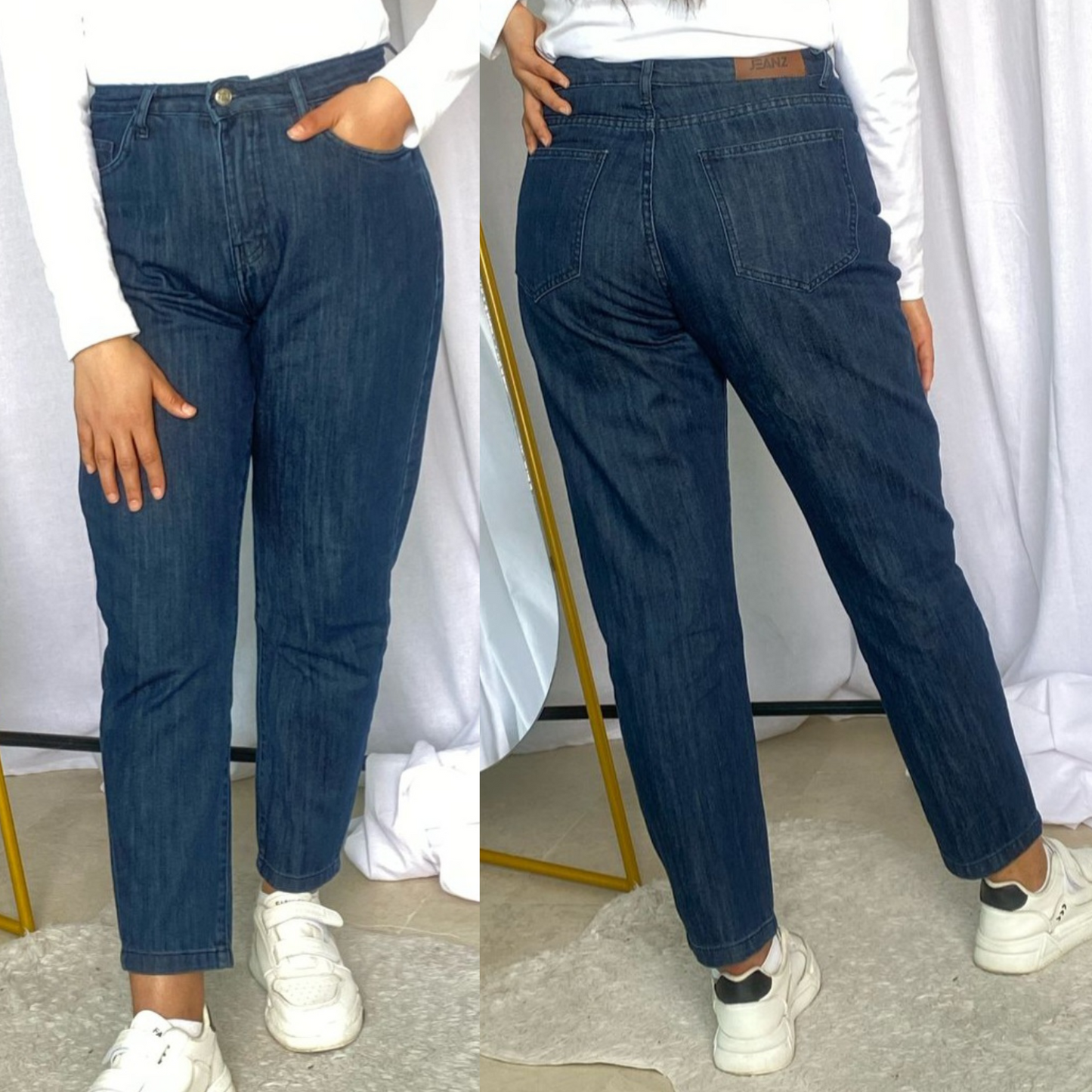 Jean Mom fit confort
